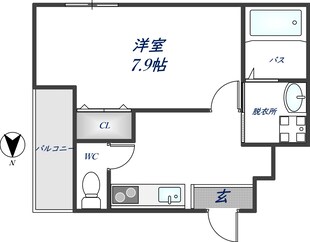 フジパレス花園西町の物件間取画像